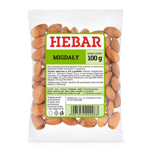 Hebar migdały 100g.png